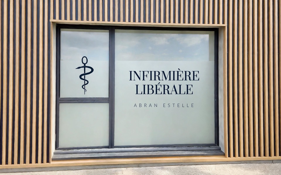 Devanture du cabinet infirmier Estelle Abran a Montelimar